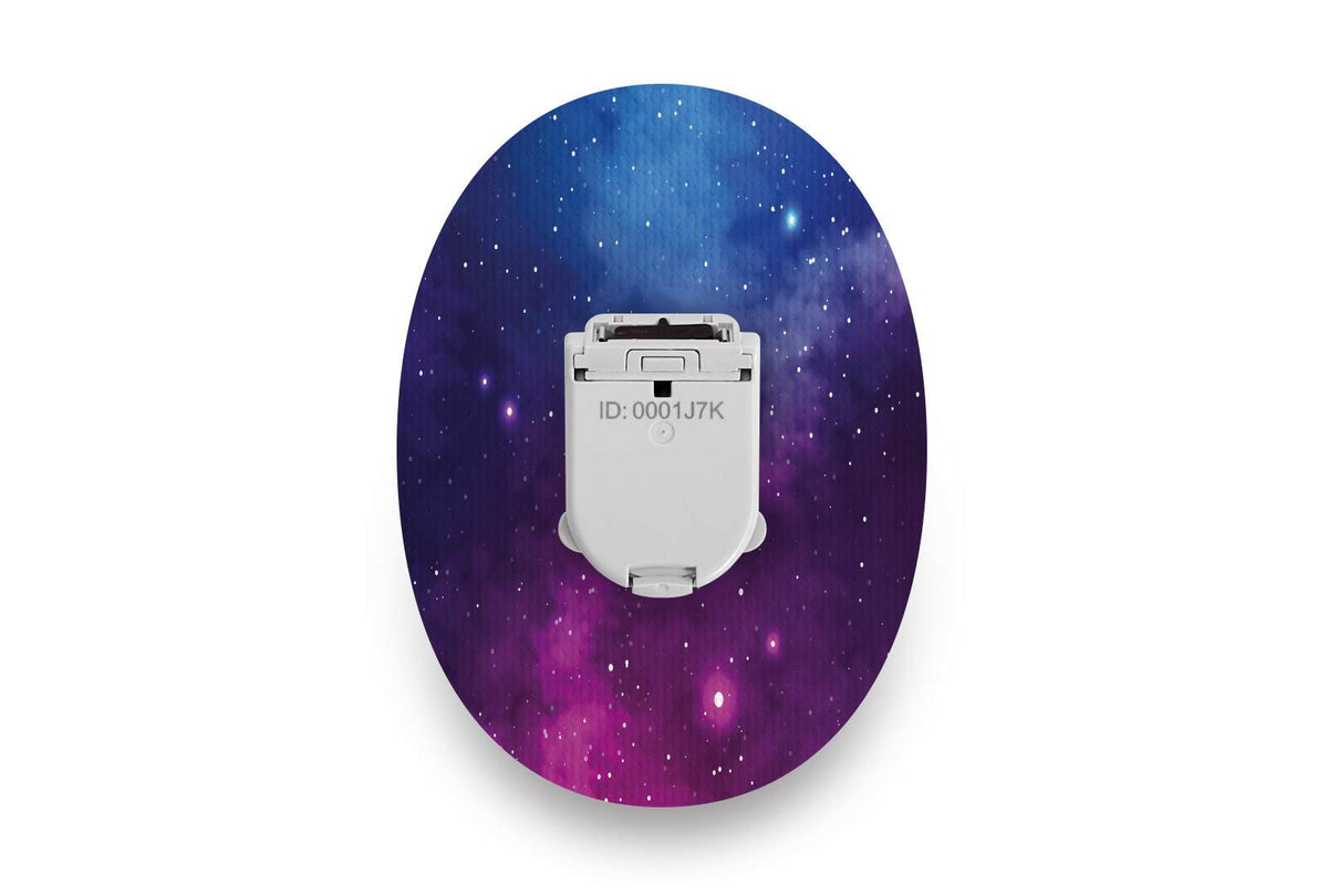 Purple Nebula Patch - Glucomen Day for Single diabetes CGMs and insulin pumps