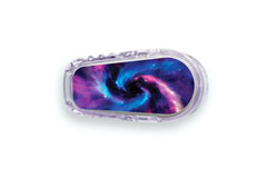 Purple Nebula Sticker - Dexcom G6 / One Sensor for diabetes CGMs and insulin pumps