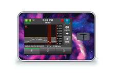  Purple Nebula Sticker - T-Slim for diabetes CGMs and insulin pumps