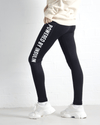 PWRD 3D Fit Ribbed Seamless Leggings for Black diabetes supplies and insulin pumps