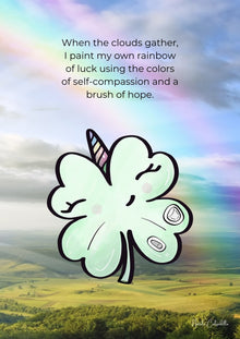 Rainbow of Luck Poster for A4 diabetes supplies and insulin pumps