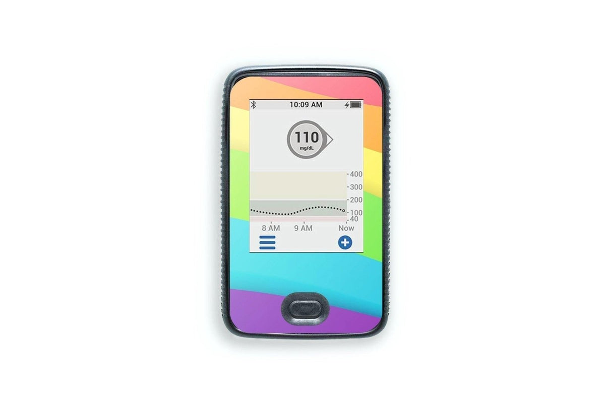 Rainbow Sticker - Dexcom G6 / One Receiver for diabetes CGMs and insulin pumps