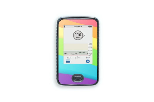 Rainbow Sticker - Dexcom G6 / One Receiver for diabetes CGMs and insulin pumps