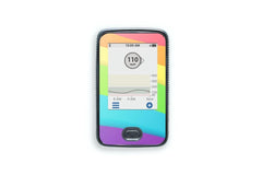 Rainbow Sticker - Dexcom G6 / One Receiver for diabetes CGMs and insulin pumps