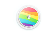  Rainbow Sticker - Libre 2 for diabetes CGMs and insulin pumps