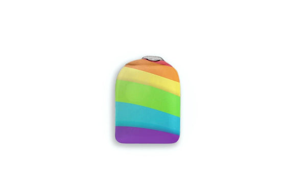Rainbow Sticker for Omnipod Pump diabetes CGMs and insulin pumps