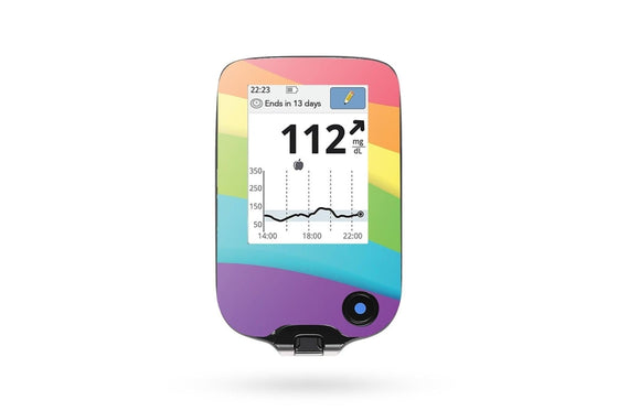 Rainbow Sticker for Medtronic 640g, 680g, 780g diabetes CGMs and insulin pumps