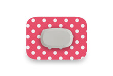  Red Polka Dot Patch - GlucoRX Aidex for Single diabetes CGMs and insulin pumps