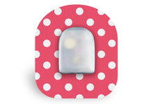  Red Polka Dot Patch - Omnipod for Omnipod diabetes CGMs and insulin pumps