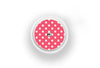 Red Polka Dot Sticker for Novopen diabetes supplies and insulin pumps