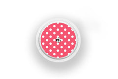 Red Polka Dot Sticker for Novopen 4, 5, 6, or Echo diabetes supplies and insulin pumps