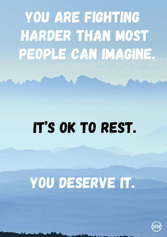 Rest & Recover Poster for A4 diabetes supplies and insulin pumps