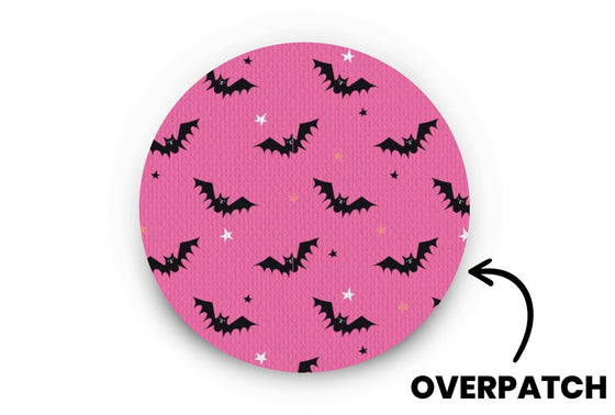 Scary Bats Patch for Freestyle Libre 3 diabetes CGMs and insulin pumps