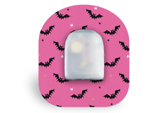 Scary Bats Patch for Omnipod diabetes CGMs and insulin pumps