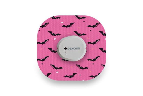 Scary Bats Patch for Dexcom G7 diabetes CGMs and insulin pumps