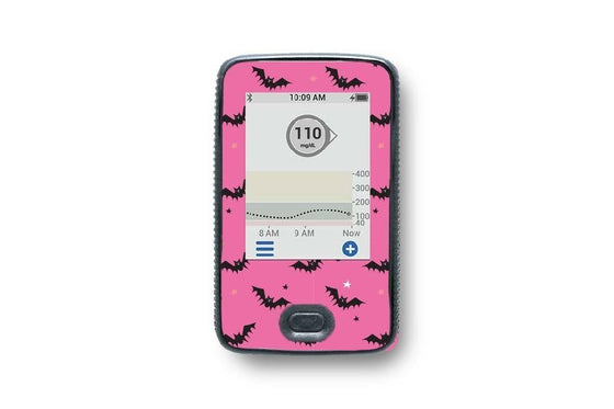 Scary Bats Sticker for Dexcom Receiver diabetes CGMs and insulin pumps