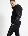Signature PWRD Hoody for Black diabetes supplies and insulin pumps