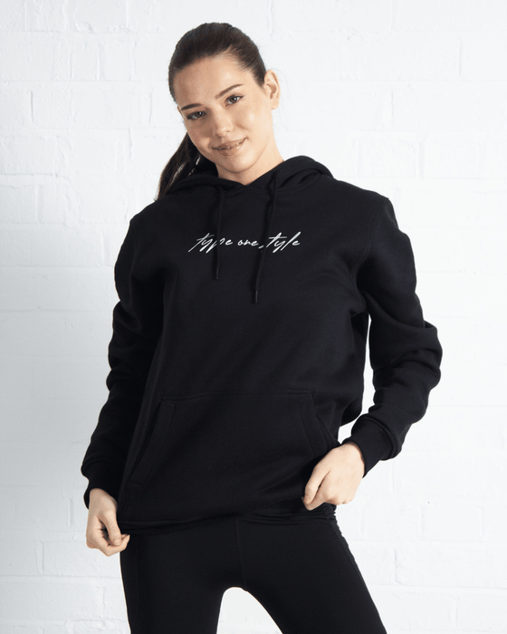 Signature PWRD Hoody for Black diabetes supplies and insulin pumps