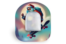  Skateboard Santa Patch - Omnipod for Single diabetes supplies and insulin pumps