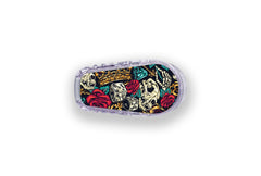 Skulls & Roses Sticker - Dexcom G6 / One Sensor for diabetes supplies and insulin pumps