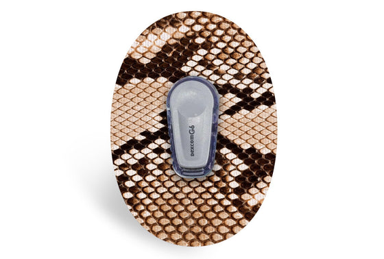 Snake Print Patch - Dexcom G6 for Single diabetes CGMs and insulin pumps