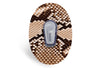 Snake Print patch for Dexcom G6 diabetes CGMs and insulin pumps