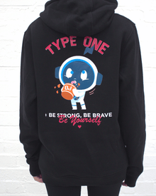 Spaced Out Hoody for Black diabetes supplies and insulin pumps