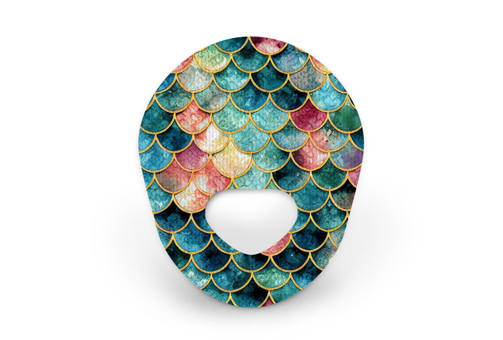 Sparkly Scales Patch for Guardian Enlite diabetes supplies and insulin pumps