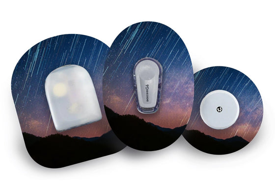 Starry Sky Patch for Freestyle Libre 2 diabetes CGMs and insulin pumps