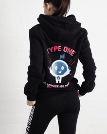  Stay Happy Hoody for Black diabetes supplies and insulin pumps
