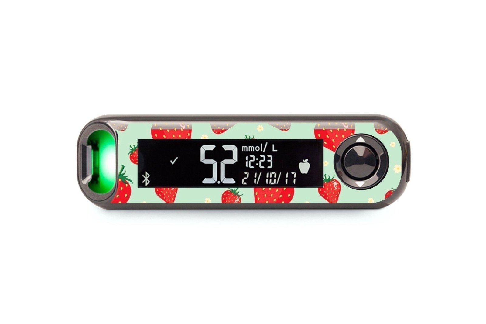 Strawberries Sticker - Contour Next One for diabetes CGMs and insulin pumps