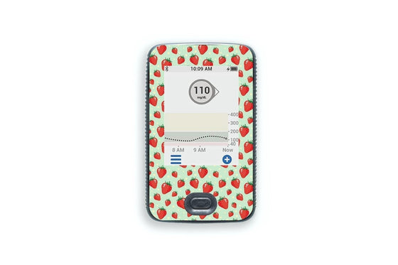 Strawberries Sticker - Dexcom G6 Receiver for diabetes CGMs and insulin pumps