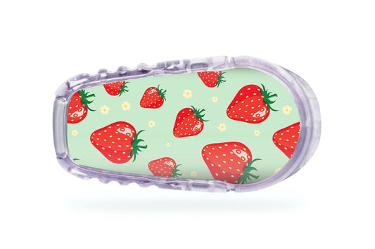 Strawberries Sticker - Dexcom G6 / One Sensor for diabetes CGMs and insulin pumps