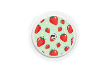  Strawberries Sticker - Libre 2 for diabetes CGMs and insulin pumps
