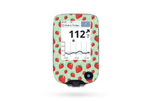  Strawberries Sticker - Libre Reader for diabetes CGMs and insulin pumps
