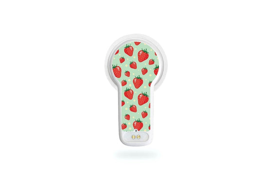 Strawberries Sticker for MiaoMiao2 diabetes CGMs and insulin pumps