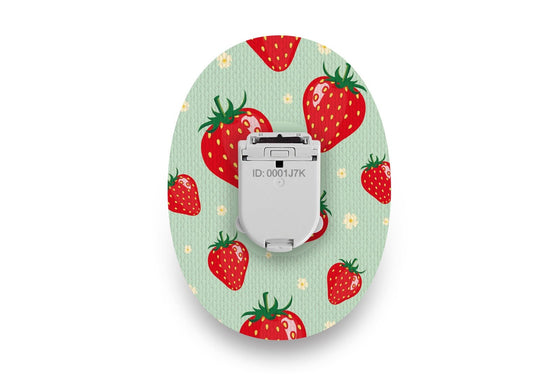 Strawberry Delight Patch for Glucomen Day diabetes CGMs and insulin pumps