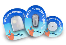  Stronger Together Patch for Freestyle Libre 2 diabetes CGMs and insulin pumps