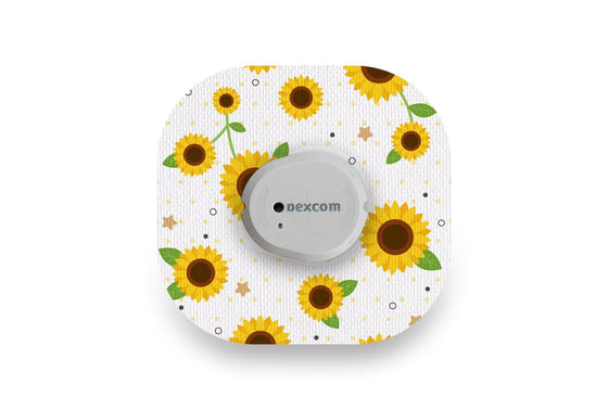 Sunflower Patch for Dexcom G7 diabetes CGMs and insulin pumps