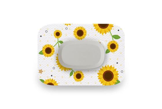 Sunflower Patch for GlucoRX Aidex diabetes CGMs and insulin pumps