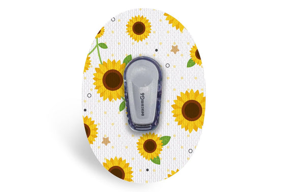 Sunflower Patch for Dexcom G6 diabetes CGMs and insulin pumps