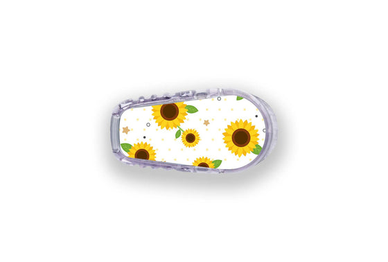 Sunflower Sticker for Novopen diabetes supplies and insulin pumps