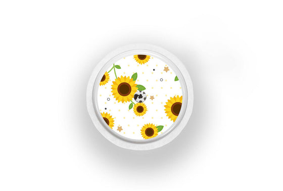 Sunflower Sticker for Novopen diabetes supplies and insulin pumps