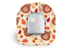 Teddy Bear Patch for Omnipod diabetes CGMs and insulin pumps