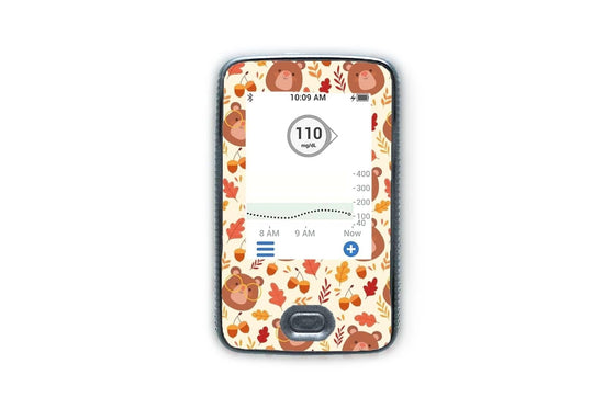 Teddy Bear Sticker - Dexcom Receiver for diabetes CGMs and insulin pumps