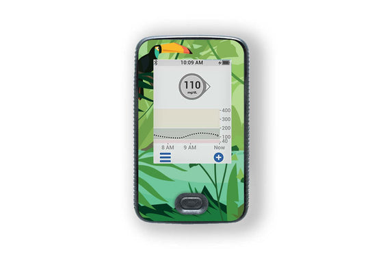 Toucan Sticker for Dexcom Receiver diabetes CGMs and insulin pumps