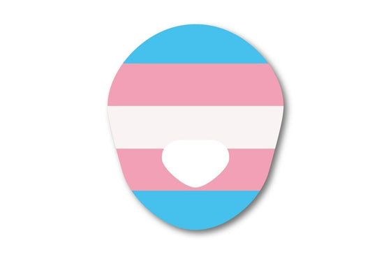 Trans Awareness Pride Patch for Guardian Enlite diabetes CGMs and insulin pumps