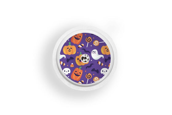 Trick or Treat Sticker for Libre 2 diabetes CGMs and insulin pumps