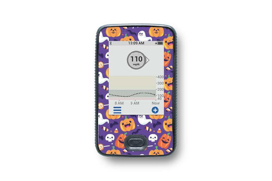 Trick or Treat Sticker for Dexcom Receiver diabetes CGMs and insulin pumps