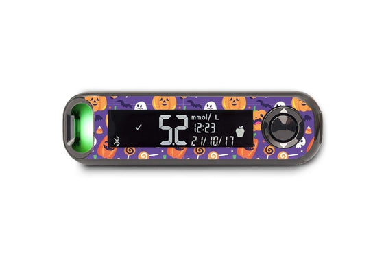 Trick or Treat Sticker - Contour Next One for diabetes CGMs and insulin pumps